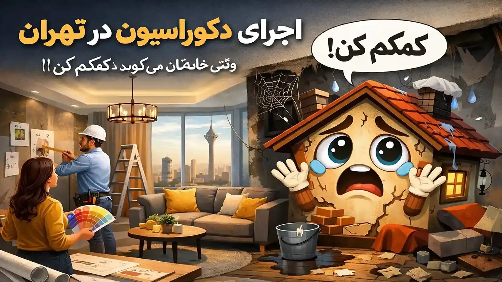 طراحی و اجرای دکوراسیون داخلی در تهران با ایده های خاص و مدرن